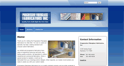 Desktop Screenshot of progressivefiberglassfabricators.com